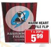 Warm Heart File Flip-20pg