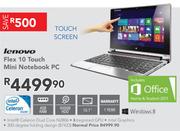 Lenovo Flex 10 Touch Mini Notebook PC