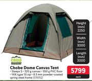 Campmaster Chobe Dome Canvas Tent-Each