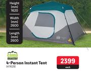 Campmaster 4 Person Instant Tent