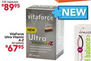 VitaForce Ultra Vitamin A-Z-60 Tablets