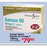 Omega Select Salmon Oil Omega 3 1000mg-120 Sachets