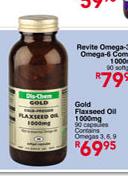 Gold Flacseed Oil 100mg-90 Capsules