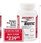 Biogen Pro & Pro Biotic-60 Vegicaps