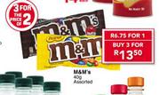 M & M's Assorted-40g