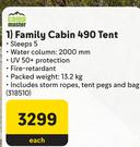 Camp Master Family Cabin 490 Tent