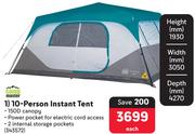 Camp Master 10 Person Instant Tent