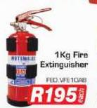 1kg Fire Extinguisher FEDVFE10AB