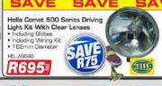 Hella Cornet 500 Series Driving Light Kit With Clear Lenses