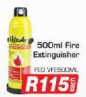 500ml Fire Extinguisher FEDVFE500ML