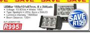 LED Bar 155x101x97mm, 6x2W LEDs ELPLEDSPOT155