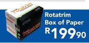 Rotatrim Box Of Paper