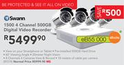 Swann 1500 4 Channel 500GB Digital Video Recorder