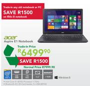Acer Aspire E1 Notebook(Trade-in Price)