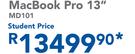 Apple MacBook Pro 13" MD101(Student Price)