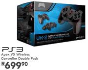 PS3 Apex VX Wireless Controller Double Pack