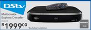 DSTV Multichoice Explora Decoder Excluding Installation