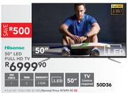 Hisense 50" Full HD LED TV 50D36