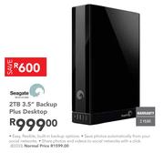 Seagate 2TB 3.5" Backup Plus Desktop