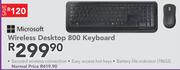 Microsoft Wireless Desktop 800 Keyboard