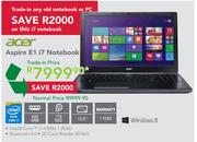 Acer Aspire E1 i7 Notebook(Trade-in Price)