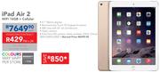 Apple iPad Air 2(WiFi 16GB + Cellular)-On A Mygig 2