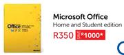 Microsoft Office Home and Student Edition (When Buying Any Mac)