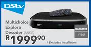 DSTV Multichoice Explora Decoder