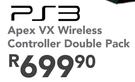PS3 Apex VX Wireless Controller Double Pack