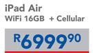 iPad Air WiFi 16GB + Cellular