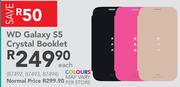 WD Galaxy S5 Crystal Booklet-Each