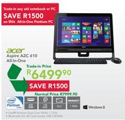 Acer Aspire AZC 610 All-In-One(Trade-in Price)