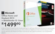 Microsoft Office Home And Student 2013+ Bitdefender IS 1 User