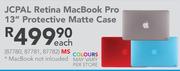 Jcpal Retina MacBook Pro 13" Protective Matte Case-Each