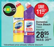 Domestos Thick Bleach Assorted-750ml Each