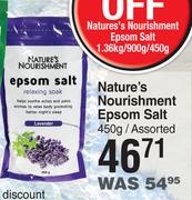Nature's Nourishment Epsom Salt Assorted-450g