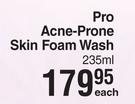 Cetaphil Pro Acne Prone Skin Foam Wash-235ml Each