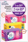Lil-Lets Smartfit Tampons 32 Pack Assorted-For 1