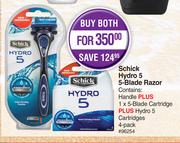 Schick Hydro 5 5-Blade Razor-Both For