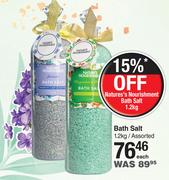 Nature's Nourishment Bath Salt Assorted-1.2Kg Each
