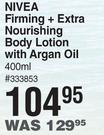 Nivea Firming + Body Nourishing Body Lotion With Argan Oil-400ml