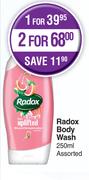 Radox Body Wash Assorted-For 2 x 250ml