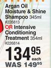 Creme Of Nature Argan Oil Moisture & Shine Shampoo 345ml Or Intensive Conditioning Treatment 354ml-E