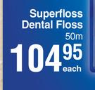 Oral-B Super Floss Dental Floss 50m-Each
