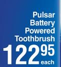 Oral-B Pulsar Battery Powered Toothbrush-Each