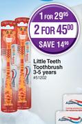 Aquafresh Little Teeth Toothbrush 3-5 Years-For 1