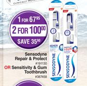 Sensodyne Repair & Protect Or Sensitivity & Gum Toothbrush-For 1