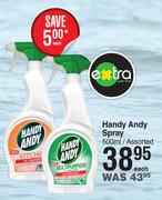 Handy Andy Spray Assorted-500ml Each