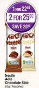 Nestle Aero Chocolate Slab Assorted-For 2 x 85g