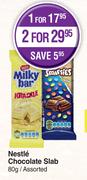Nestle Chocolate Slab Assorted-80g
